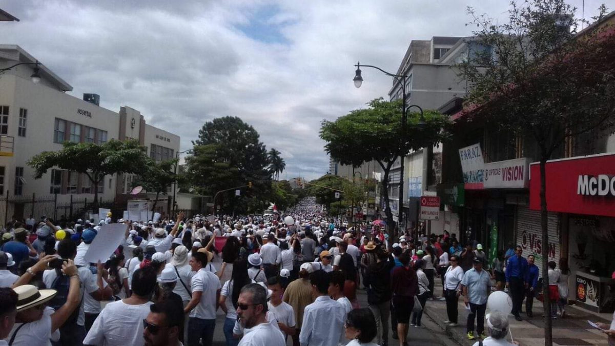 Marcha por la Vida y la Familia 03 de diciembre 2017, San José, Costa Rica.