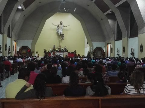 Conferencia sobre ideología de género en Catedral de Ciudad Quesada, San Carlos, Costa Rica.