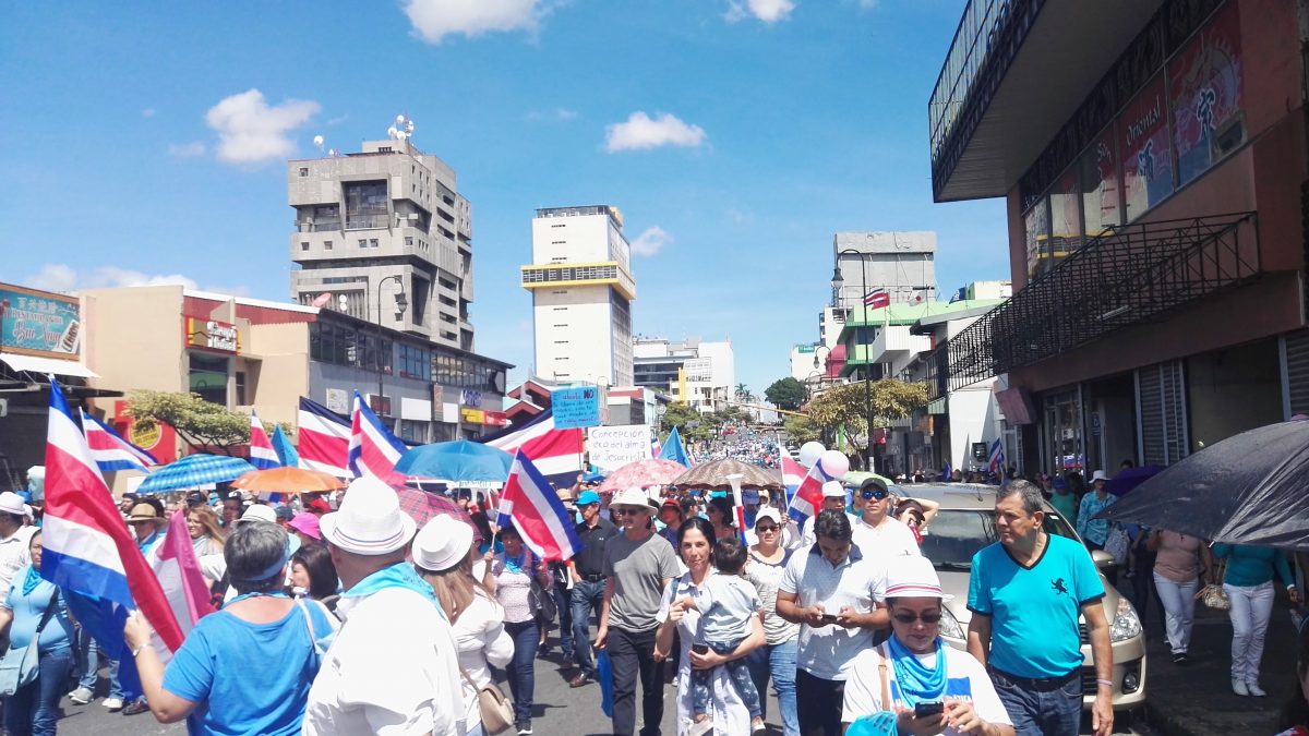 Marcha por la Vida San José Costa Rica 04 agosto 2018